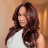 Soft Glam Long Layered Body Wave 7x5 Lace Wig with Middle Part