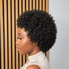 Put on & Go Effortless Coily Curly Afro Wig with Full Volume