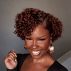 Shake & Go Playful Short Curly Pixie 13x6 Lace Frontal Wig with Side Part