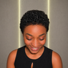 Full Lace Big Chop Curly Pixie Human Hair Wig With 4C Edges
