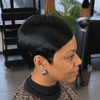 Wear & Go Full Lace Ultra-Short Pixie Wig With Side Swept Bangs