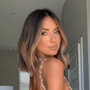 Face-Framing Layered Wavy Bob 5x5 Lace Wig with Blonde Highlights