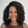 Luxe Kinky Curly Layered Cut 5x5 Lace Wig with Defined Curls