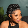 Glamorous Short Finger Wave Pixie 13x6 Lace Frontal Wig with Baby Hair