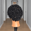 Effortless Full Lace Side Part Curly Pixie Wig with Defined Curls