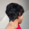 Put on & Go Sleek Side Part Pixie Cut 5x5 Lace Closure Wig
