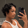 Full Lace Soft Bouncy Curly Pixie Wig Perfect for Everyday
