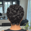 Vintage Flair Curly Pixie Mullet 13x6 Lace Wig with Curled Bangs