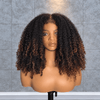 Natural Looking Kinky Curly 7x5 Lace Wig with Kinky Edge
