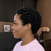 Wear & Go Side Part Short Curly Pixie 13×4 Lace Front Wig with Drawstring