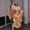 Long Layered Body Wave 7x5 Lace Closure Wig with Side-Swept Bangs