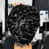 2-in-1 Style Full Lace C-Part Short Finger Wave Pixie Wig For Daily Wear