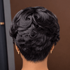 Vintage-Inspired Side Part Pixie Cut 13x4 Lace Wig with Molded Waves