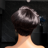 Retro Chic Full Lace Short Wavy Wig for Daily Wear