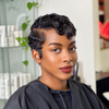 Vintage Glam Side-Part Wavy Pixie Cut 13x6 Lace Wig