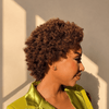 Sculpted Short Afro Curly Pixie 13x4 Lace Wig with Natural Texture