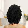 Full Lace Short Bob Twist-out Braided Lace Wig for Summer Wear
