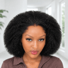 Wear & Go Fluffy Afro Kinky Curly 13x4 Lace Wig With M-Shaped Hairline