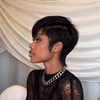 City Chic Layered Pixie Mullet 13x6 Lace Wig with Side Swept Bangs