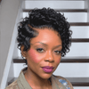 Effortless Full Lace Side Part Curls Short Pixie Wig For Daily Glam