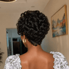 Hollywood Style Curly Pixie 13×4 Lace Front Wig with Drawstring