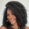 Luxe Kinky Curly Layered Cut 5x5 Lace Wig with Defined Curls