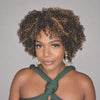 Y2K Retro Dark Brown Afro Curly Short Wig For Everyday Wear