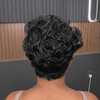 Sleek Side Part Short Curly Pixie 13×4 Lace Front Wig With Drawstring