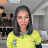 Realistic Fulani Braids Silky Straight Bob 13x4 Lace Human Hair Wig