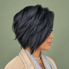Daring Asymmetrical Pixie 13x6 Lace Wig with Long Side Swept Bangs