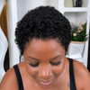 All-Day Comfort Black & Brown Short Curly Pixie 13×4 Lace Front Wig
