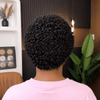 Wear & Go Side Part Short Curly Pixie 13×4 Lace Front Wig with Drawstring