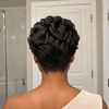Retro Allure Side Part Curly Pixie 13x6 Lace Wig with Waved Sides