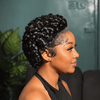 Glamorous Short Finger Wave Pixie 13x6 Lace Frontal Wig with Baby Hair