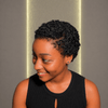Full Lace Big Chop Curly Pixie Human Hair Wig With 4C Edges