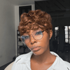 Wear & Go Breathable Finger Wave Short Curly Wig for Beginners