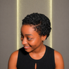 Full Lace Big Chop Curly Pixie Human Hair Wig With 4C Edges