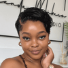 Chic Full Lace C-Part Short Curly Pixie Wig with Everyday Wear