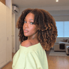 Natural Looking Kinky Curly 7x5 Lace Wig with Kinky Edge