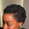 Full Lace Big Chop Curly Pixie Human Hair Wig With 4C Edges