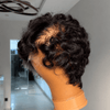 Hollywood Style Curly Pixie 13×4 Lace Front Wig with Drawstring