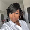 Chic Side-Part Pixie Bob 13×4 Lace Front Wig with Swoop Bangs