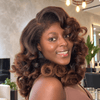 Retro Glam Kinky Straight Loose Wave 7x5 Lace Wig with Kinky Edge