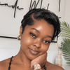 Chic Full Lace C-Part Short Curly Pixie Wig with Everyday Wear