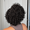 Trendy Full Lace Short Pixie Cut Curly Human Hair Wigs with Baby Hair