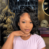 90s-Inspired Kinky Straight Feathered Bob Half Wig with Side-Swept Bangs