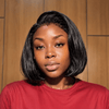 Natural Black Short Bob Wig With 5x5 Lace Knotless Hairline Glueless Human Hair