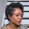 Effortless Full Lace Side Part Curls Short Pixie Wig For Daily Glam