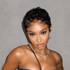 VibeCheck Full Lace Short Wavy Pixie Mullet Wig with Baby Hair