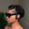 Wear & Go Full Lace Short Curly Pixie Wig with Tight Spiral Curls